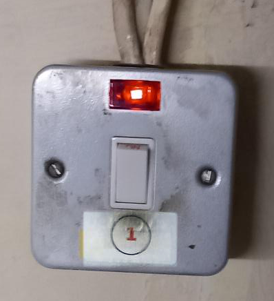 Lighting box light switch