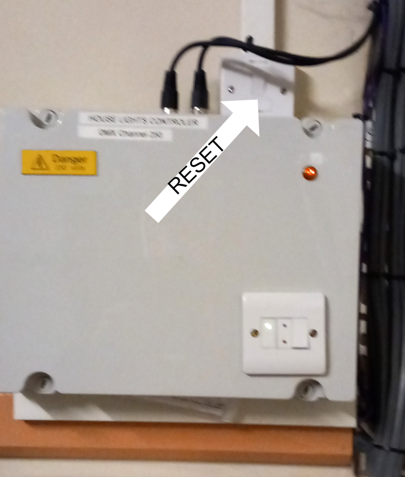 Auditorium lights DMX controller