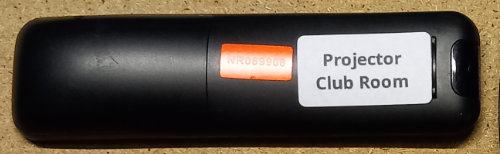 clubroom projector remote control